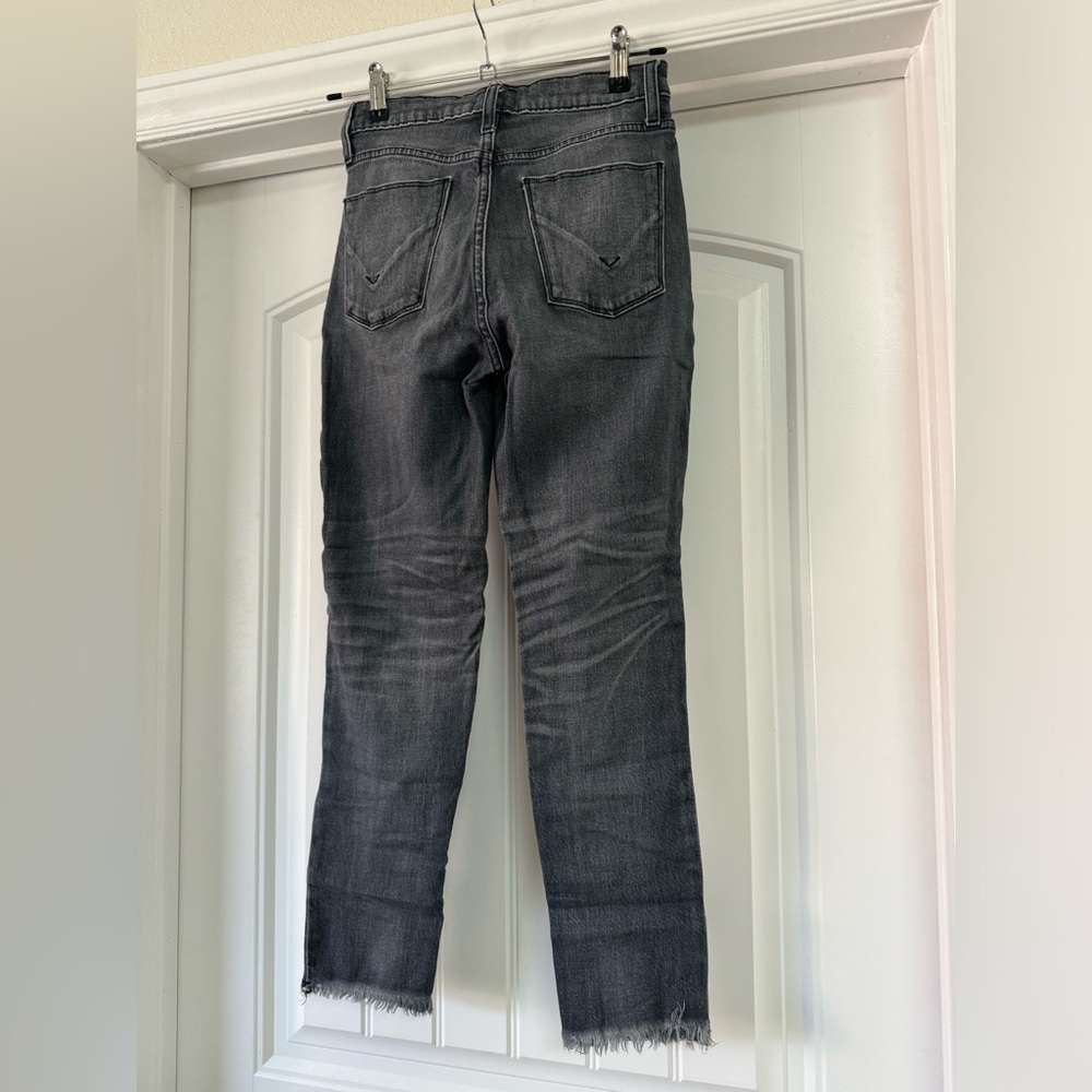 Hudson Jeans Straight Leg in High Waisted Size 24 - Picture 2 of 7